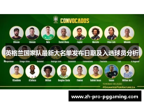 英格兰国家队最新大名单发布日期及入选球员分析